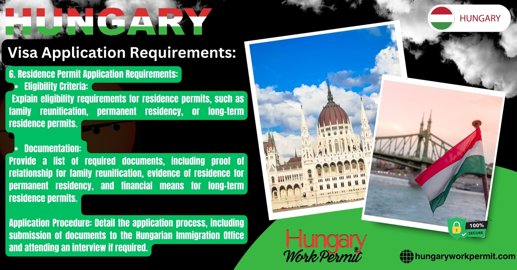 Hungary Work Permit Visa and Business Resident Visa Requirements for Citizens of Palau