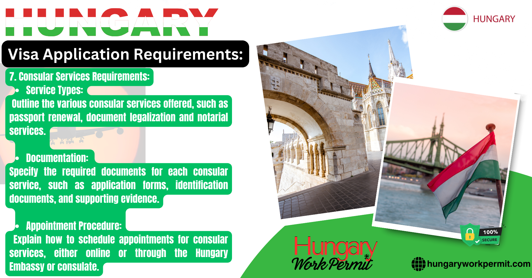 How to Apply for a Work Permit Visa from Spain to Hungary?